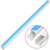 Kabelkanal självhäftande 33x33 mm 10 m PVC vidaXL 33 x 33 mm x 10 m – miniatyr 3