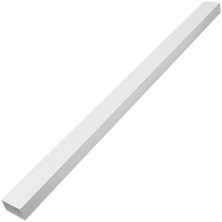 Kabelkanal självhäftande 60x40 mm 10 m PVC vidaXL 60 x 40 mm 10 m – bild 4