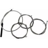 Kabelkit Komplett Rostfritt Flätat Klar/natur LA CHOPPERS