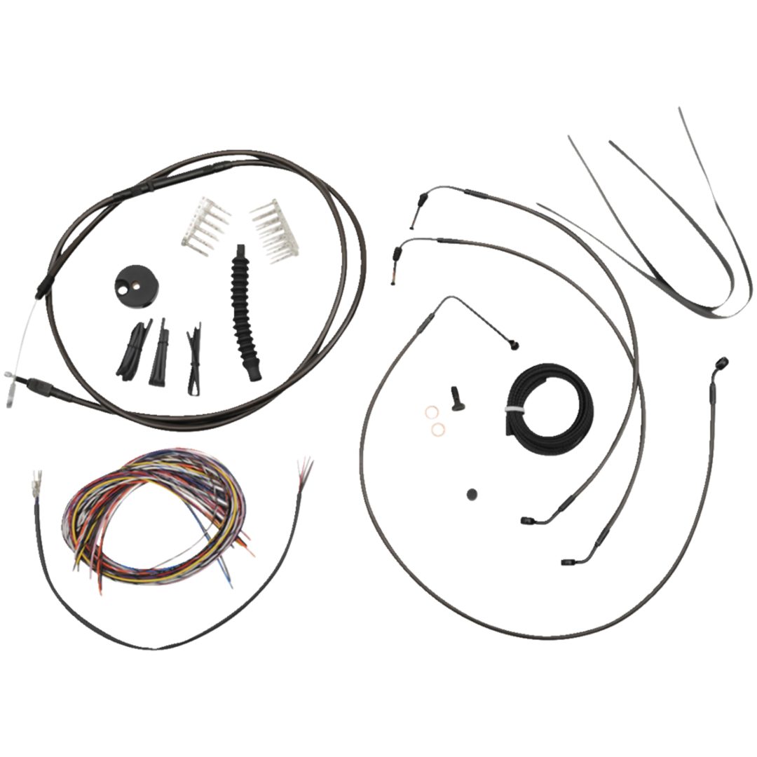 Kabelkit Midnight Flätad Svart/naturlig LA CHOPPERS