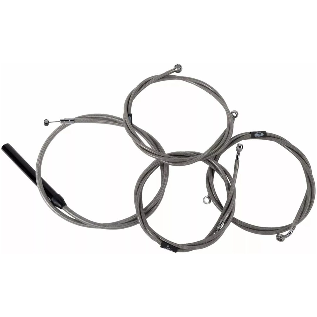 Kabelkit Stålomspunnen För Styren 38-43 cm LA CHOPPERS
