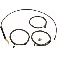 Kabelkit Standard Midnight Flätad Svart/klarlackad LA CHOPPERS