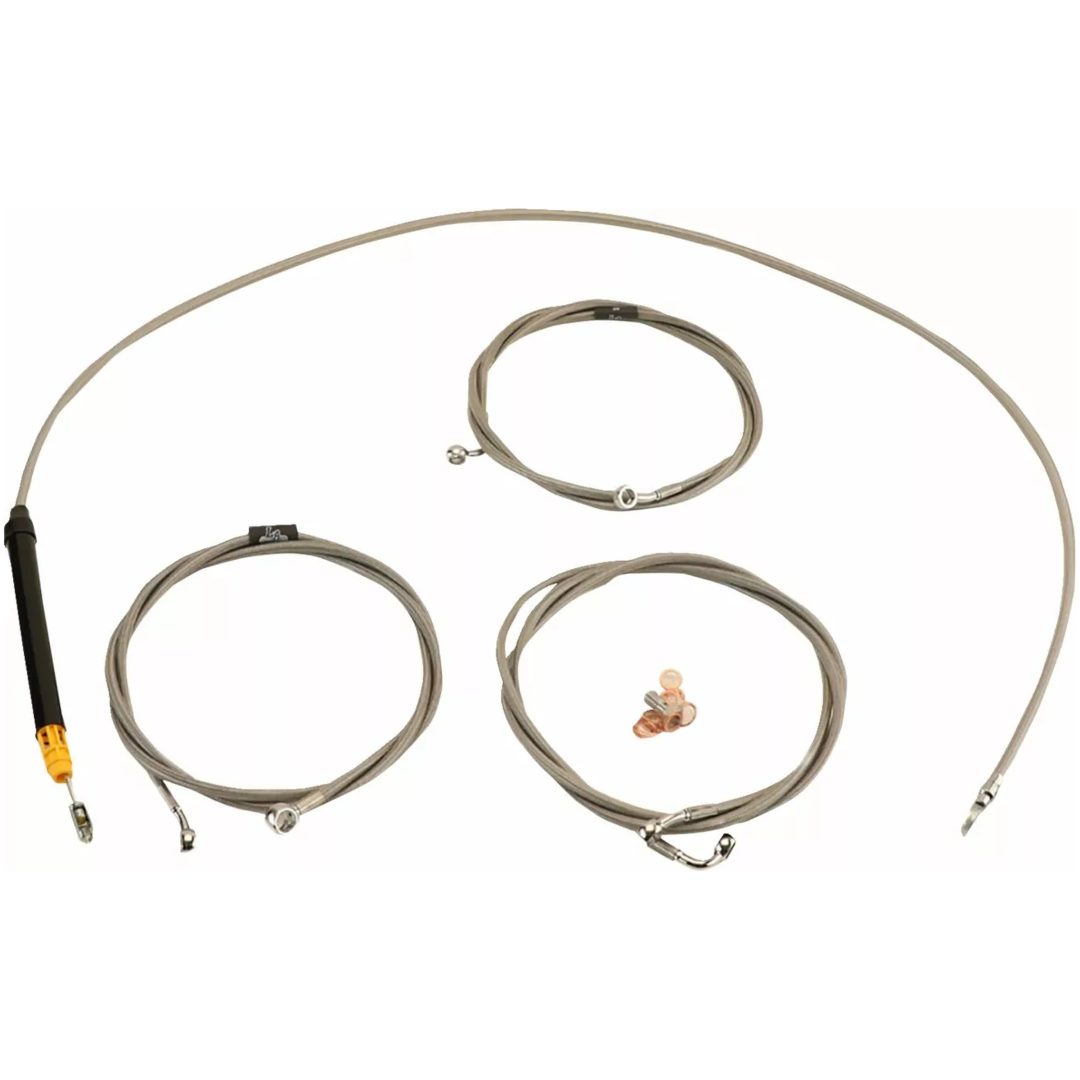 Kabelkit Standard Rostfritt Stål Klar/natur LA CHOPPERS