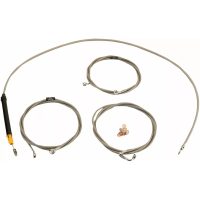 Kabelkit Standard Rostfritt Stål Klar/natur LA CHOPPERS