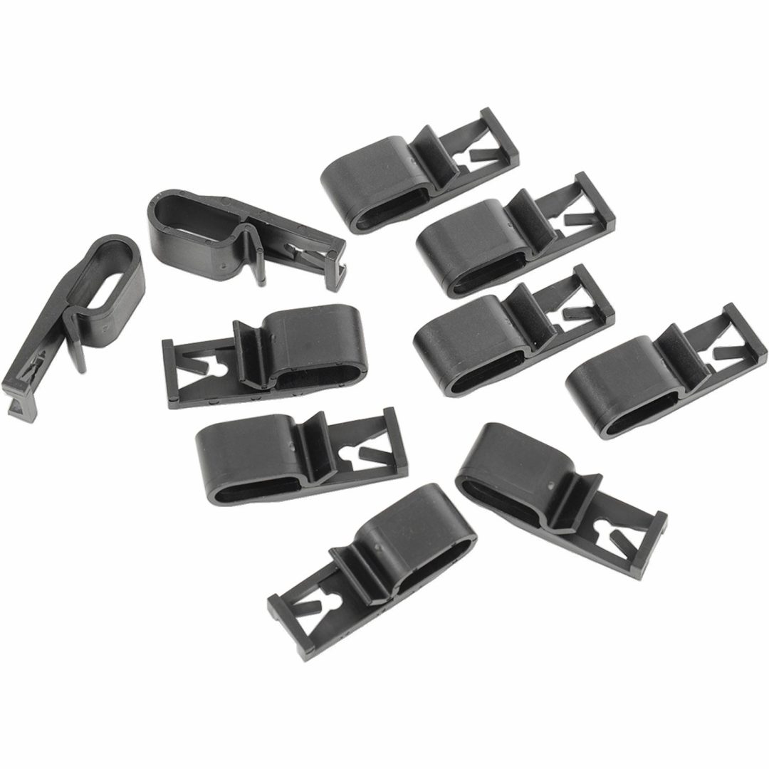 Kabelklämma Svart DRAG SPECIALTIES RETAINER WIRE FNDR 10PK