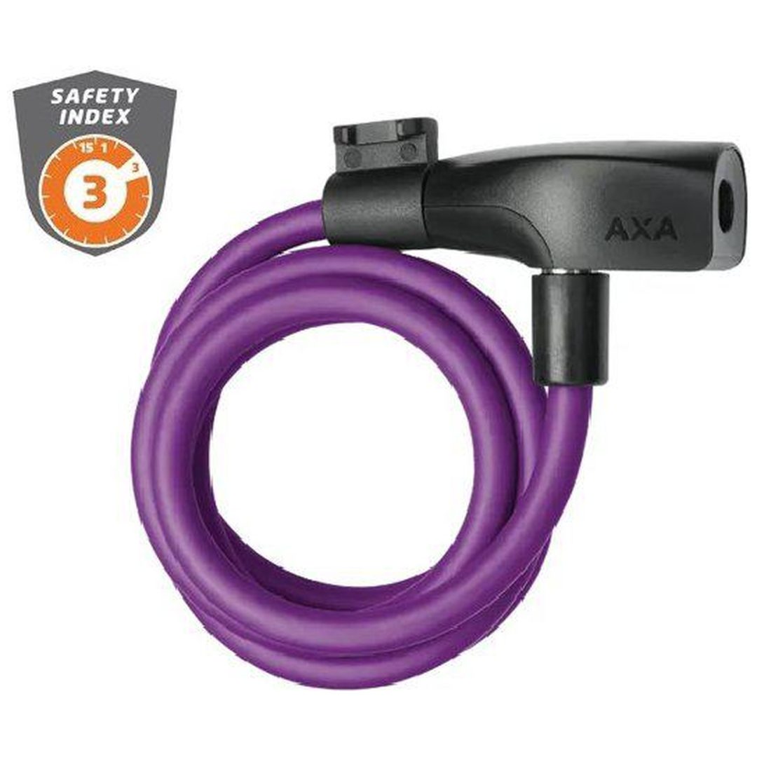 Kabellås Resolute 8-120 Lila AXA