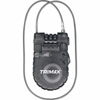 Kabellås Svart Retractable TRIMAX