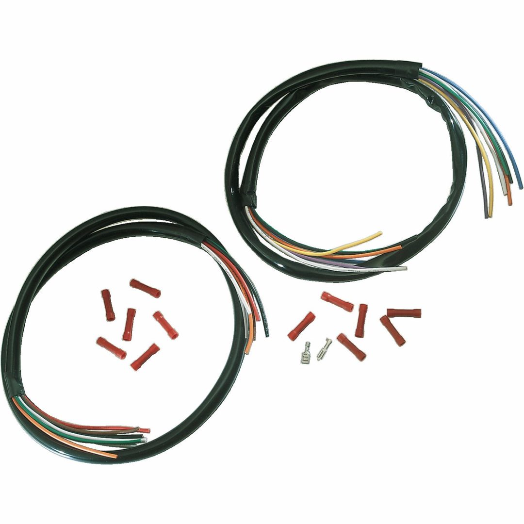 Kabelsats För Förlängda Styren Svart DRAG SPECIALTIES EXT WIRING HARN 82-95 H-D