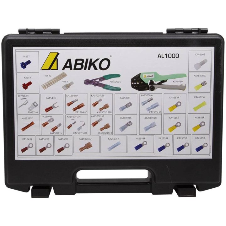 Kabelskor i sats AL-1000 ABIKO KABELSKOSORTIMENT AL-1000 – bild 2