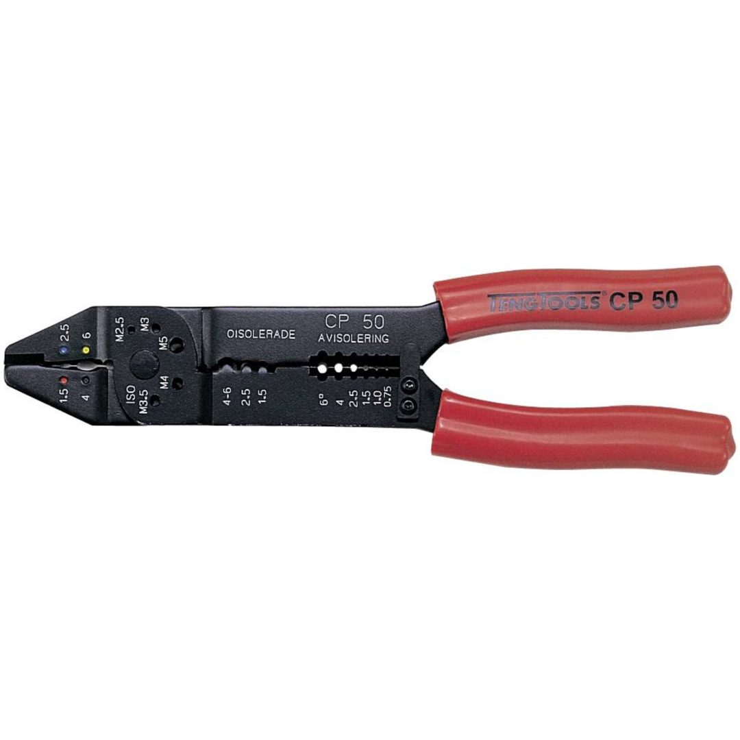 Kabelskotång för isolerade kabelskor CP50 / CP51 Teng Tools KABELSKOTÅNG CP50