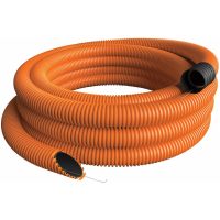 Kabelskyddsrör med dragtråd, SRN, ⌀50/40mm, orange MALMBERGS