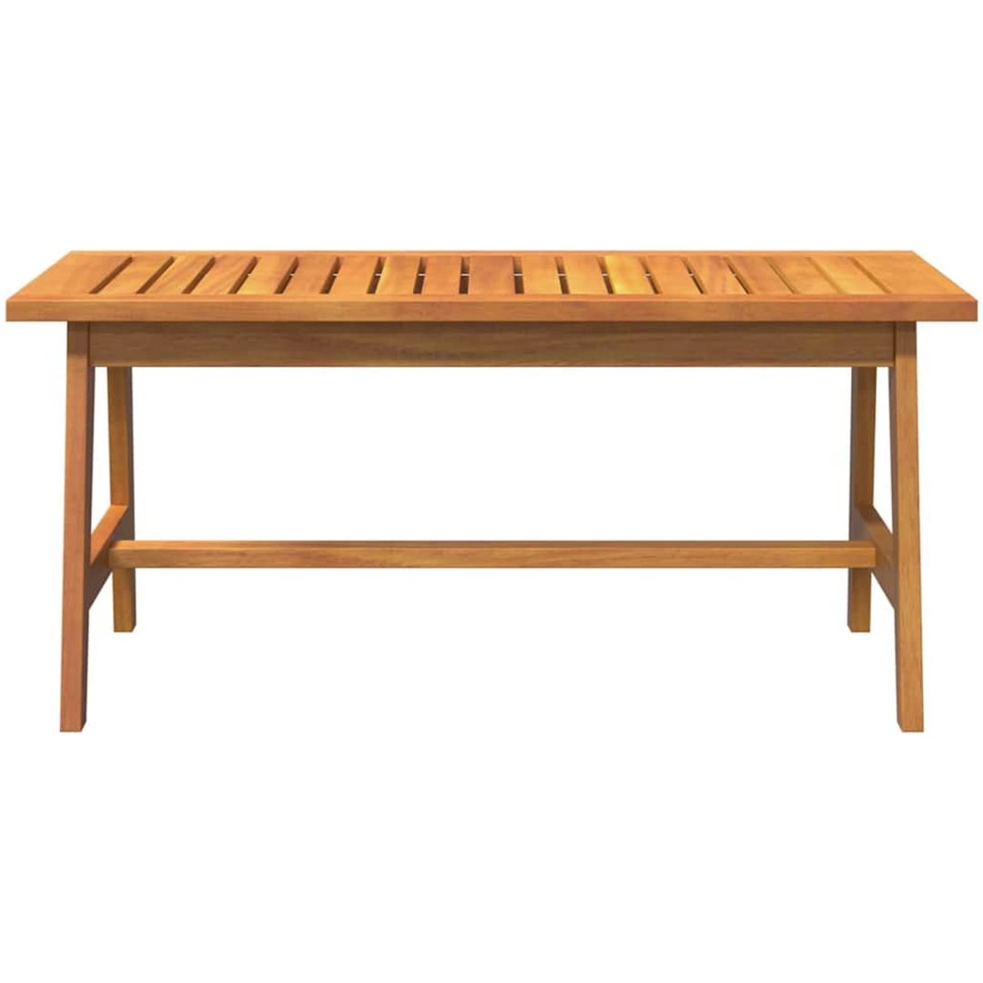 Kaffe bord Massivt akaciaträ vidaXL 90 x 45 x 40 cm – bild 6