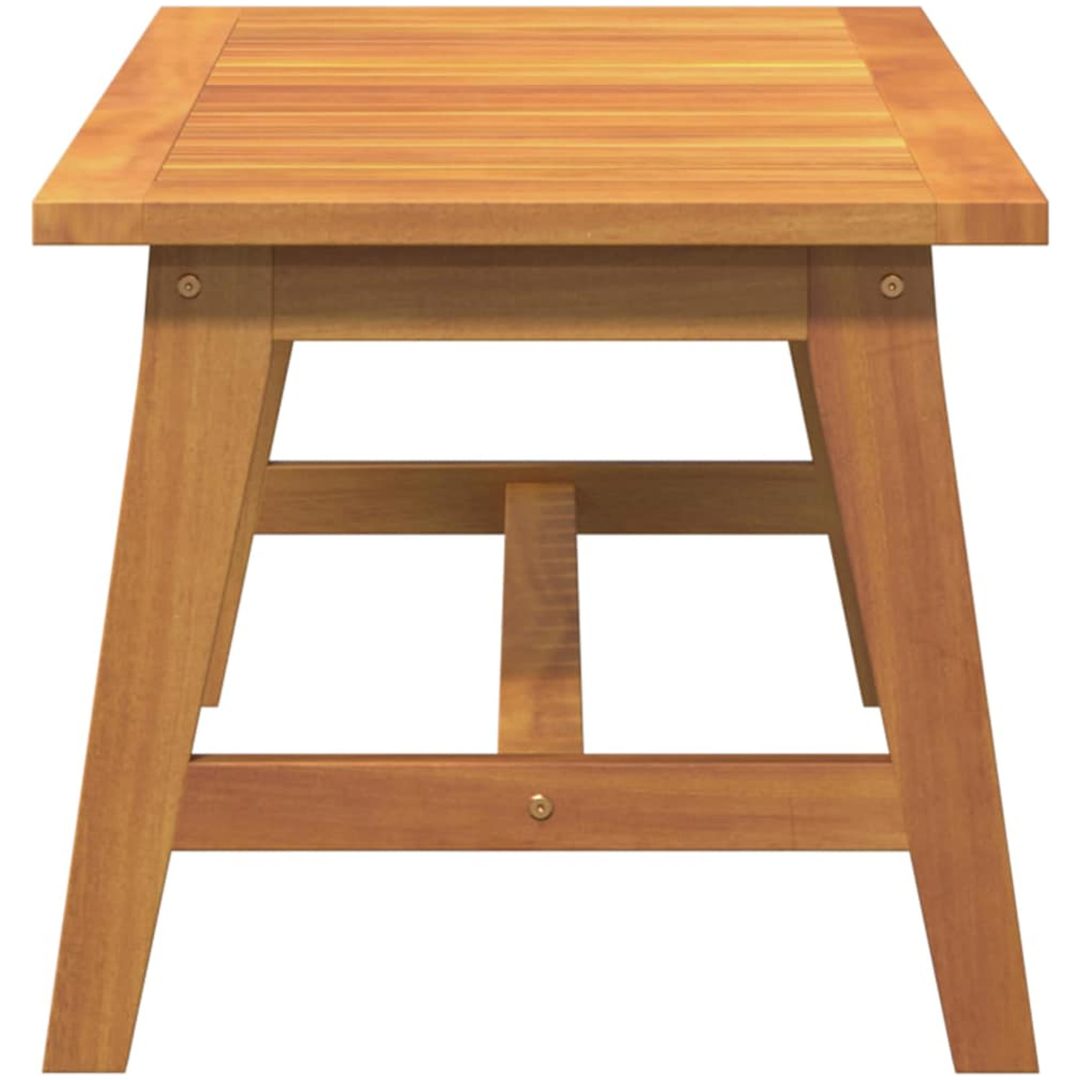 Kaffe bord Massivt akaciaträ vidaXL 90 x 45 x 40 cm – bild 7