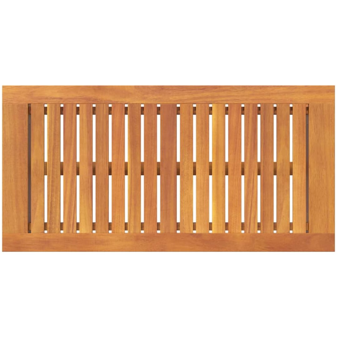 Kaffe bord Massivt akaciaträ vidaXL 90 x 45 x 40 cm – bild 8