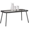 Kaffeebord Svart 90x45x42 cm Konstrotting vidaXL 90 x 45 x 43 cm – miniatyr 3