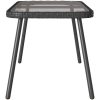 Kaffeebord Svart 90x45x42 cm Konstrotting vidaXL 90 x 45 x 43 cm – miniatyr 6