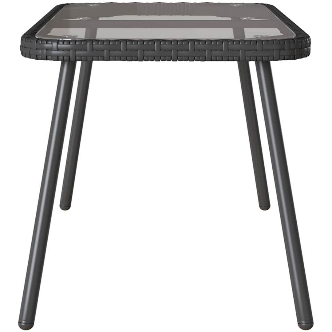 Kaffeebord Svart 90x45x42 cm Konstrotting vidaXL 90 x 45 x 43 cm – bild 6