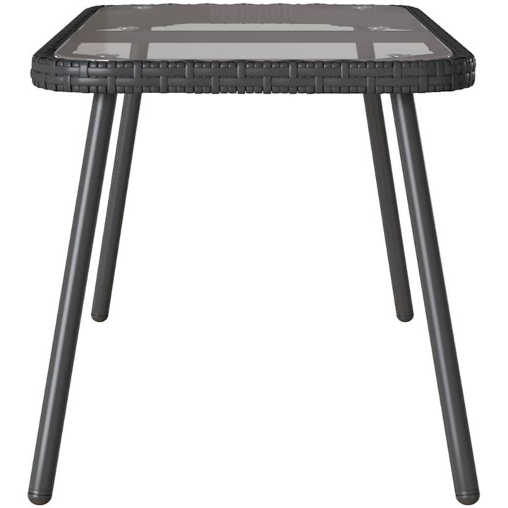 Kaffeebord Svart 90x45x42 cm Konstrotting vidaXL 90 x 45 x 43 cm – bild 6