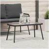 Kaffeebord Svart 90x45x42 cm Konstrotting vidaXL 90 x 45 x 43 cm – miniatyr 1