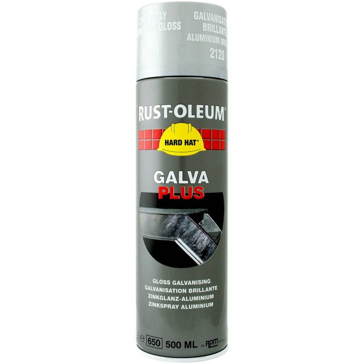 Kallgalv Rust-Oleum Galva-Plus Silver 2120 KALLGALV SPRAY GALVAPLUS 2120 – bild 2