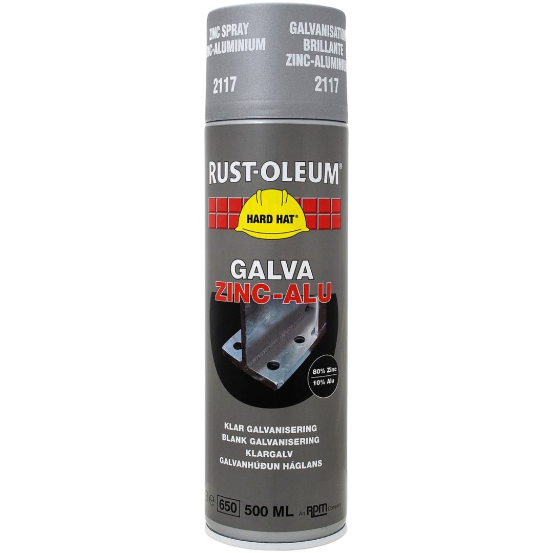 Kallgalv Rust-Oleum Galva Zink-Alu 2117, 1017 KALLGALV SPRAY ZINK-ALU 2117 – bild 2