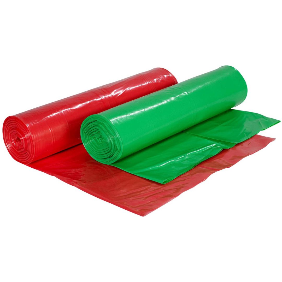 Källsorteringssäck Plast Grön NONAME SOPSÄCK PLAST 0,03MM 30L GRÖN – bild 2