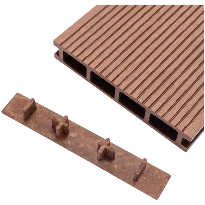 Kantlist 10 st brun plast vidaXL – bild 4