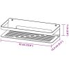 Kantlist 10 st brun plast vidaXL – miniatyr 7