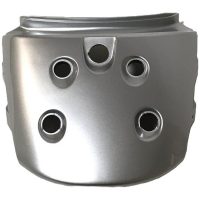 Kåpa bakstycke silver S-421S