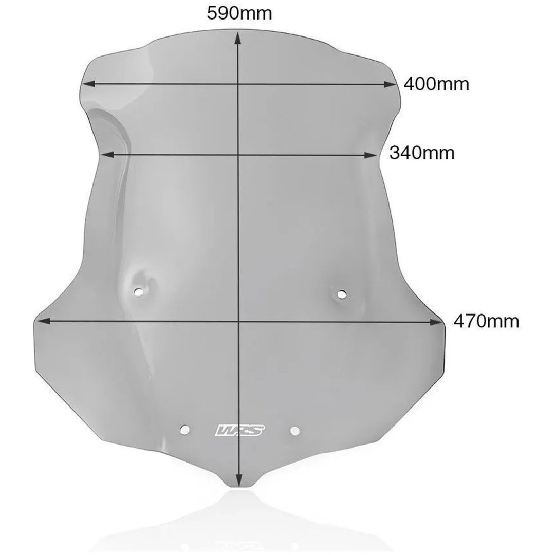 Kåpglas Intermedio Rök WRS – bild 7