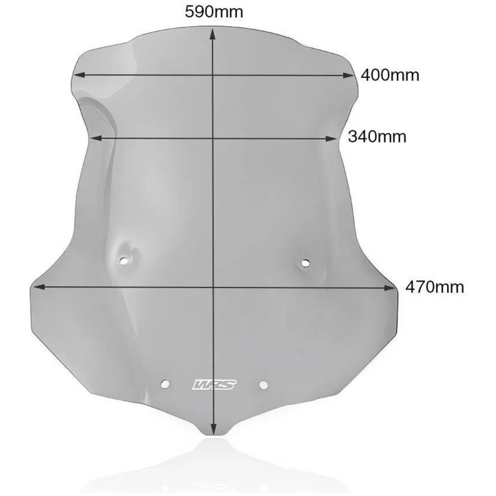 Kåpglas Intermedio Rök WRS – bild 7