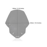 Kåpglas Intermedio Rök WRS