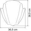 Kåpglas Racing Naked Bike RNB Tonad MRA 385 x 390 mm – miniatyr 2