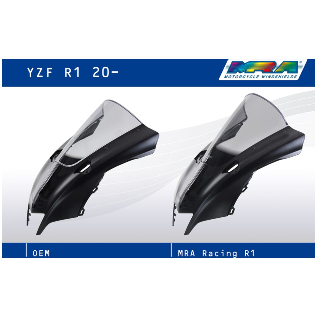 Kåpglas Racing R Genomskinlig MRA 330 x 360 mm – bild 3