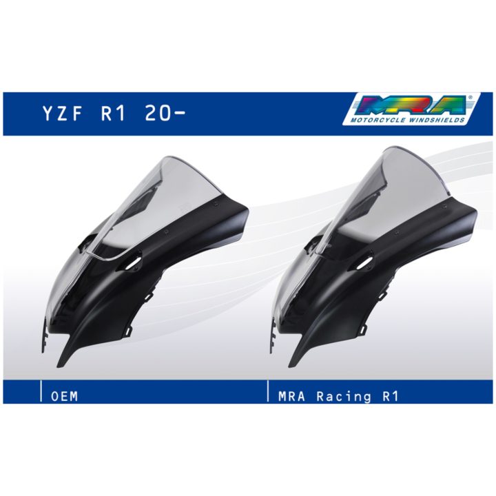 Kåpglas Racing R Genomskinlig MRA 330 x 360 mm – bild 3