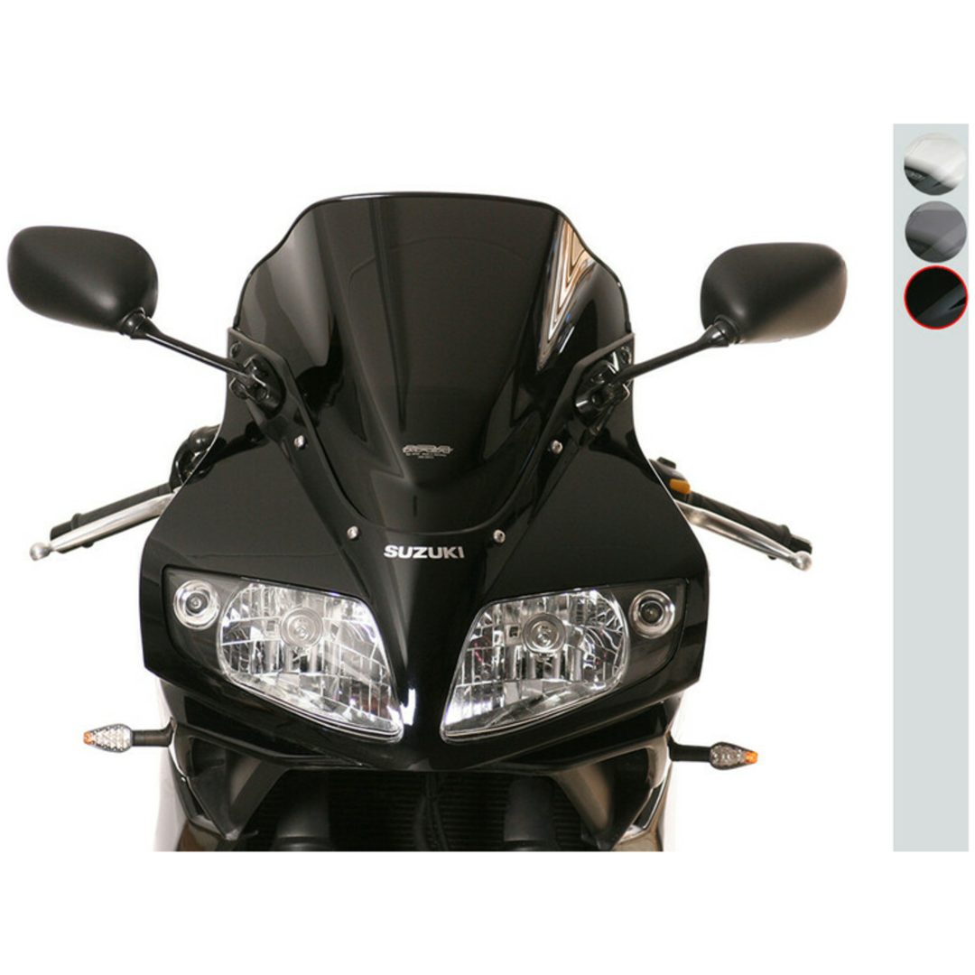 Kåpglas Racing R Svart MRA 350 x 375 mm