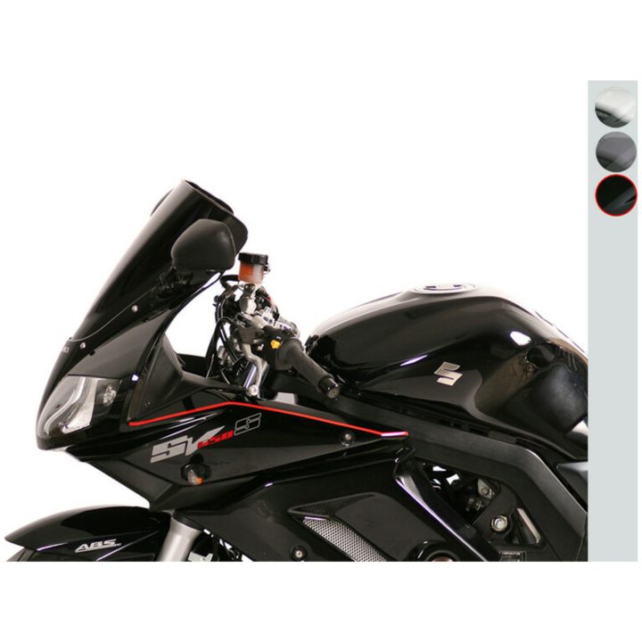Kåpglas Racing R Svart MRA 350 x 375 mm – bild 3