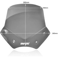 Kåpglas Sport Mörk Rök WRS
