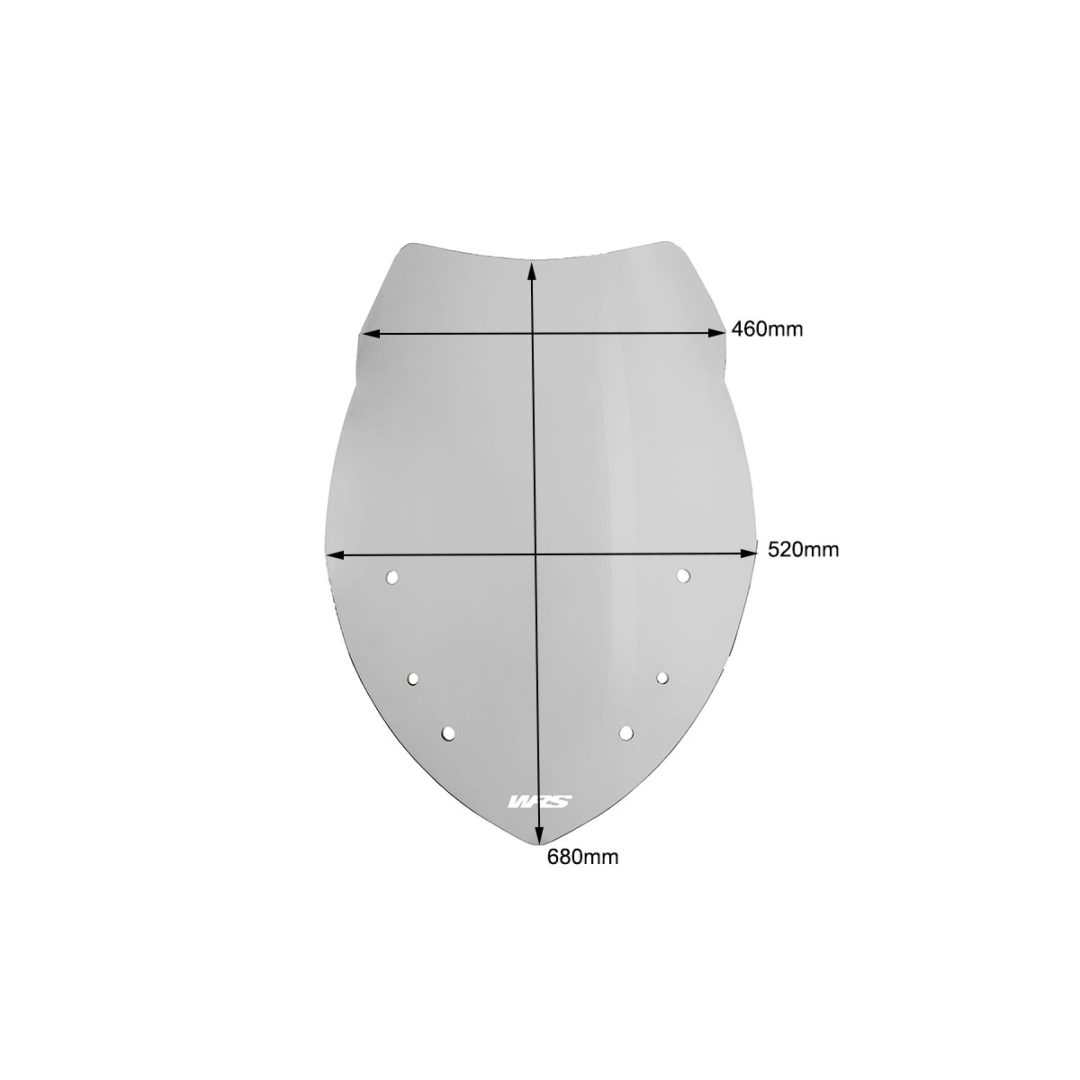 Kåpglas Tourer Rök WRS rök – bild 4