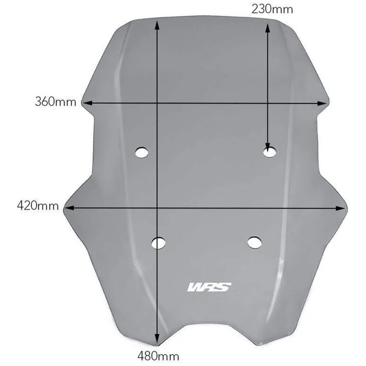 Kåpglas Tourer Rök WRS rök – bild 4
