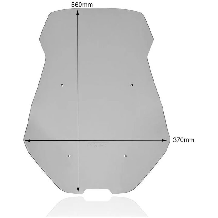 Kåpglas Tourer Rök WRS Vindruta – bild 7