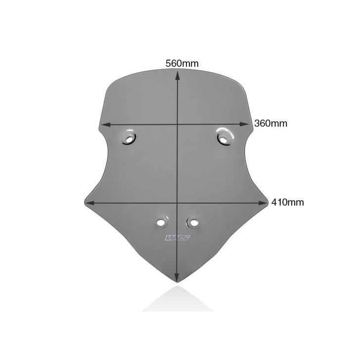 Kåpglas Tourer Rök WRS Vindruta – bild 7