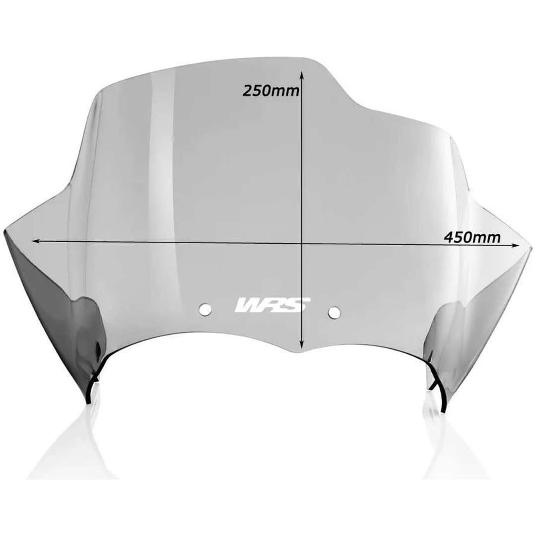 Kåpglas Tourer Rök WRS Vindruta – bild 3