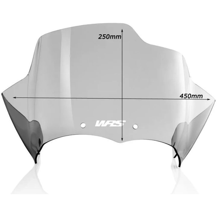 Kåpglas Tourer Rök WRS Vindruta – bild 3