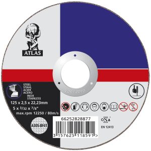 KAPSKIVA 125X1,6X22 ATLAS