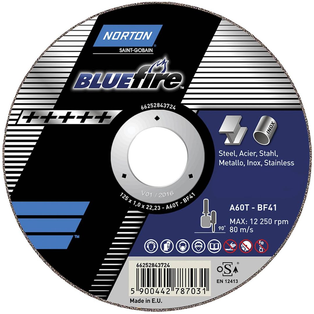 Kapskiva Blue Fire NORTON KAPSKIVA 76X1,0X8,0 BLUEFIRE