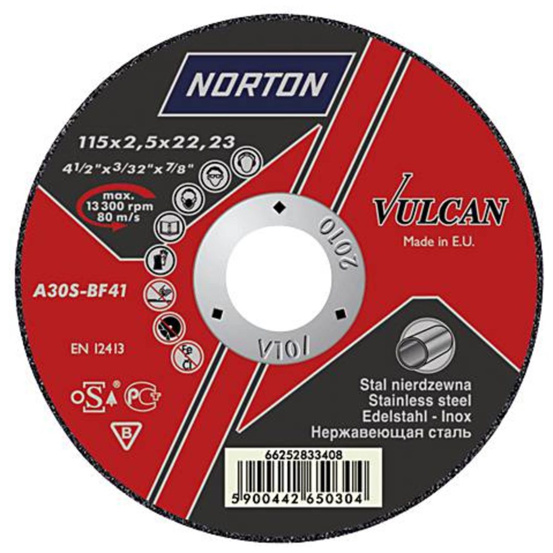 Kapskiva Vulcan NORTON KAPSKIVA 125X1,0X22 VULCAN