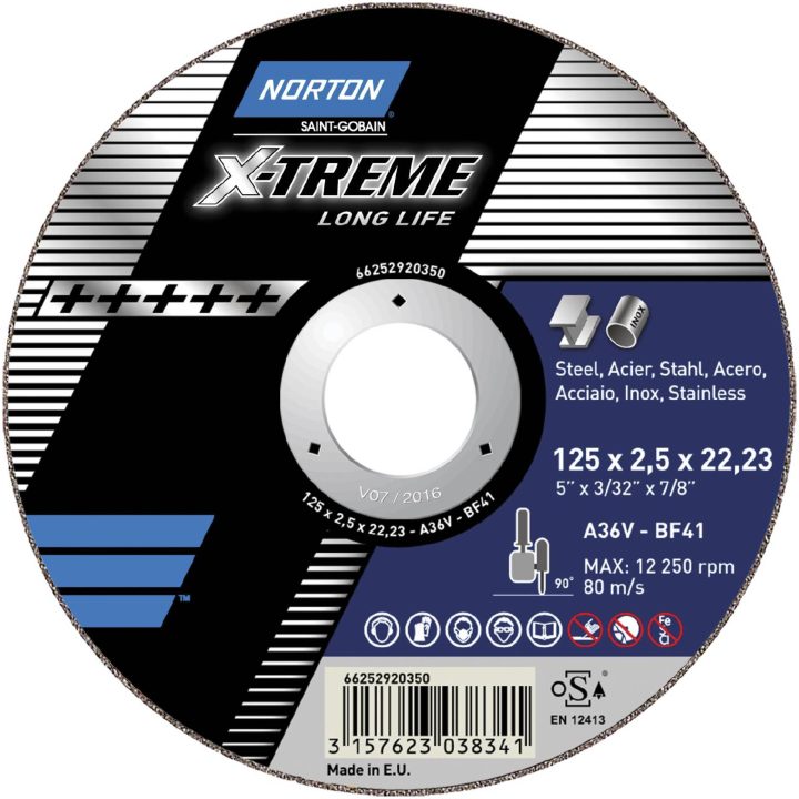 Kapskiva X-treme NORTON KAPSKIVA 125X1,0X22 X-TREME – bild 2