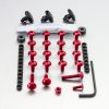 Kåpskruvsats Aluminium Röd PRO BOLT – miniatyr 2