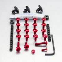 Kåpskruvsats Aluminium Röd PRO BOLT